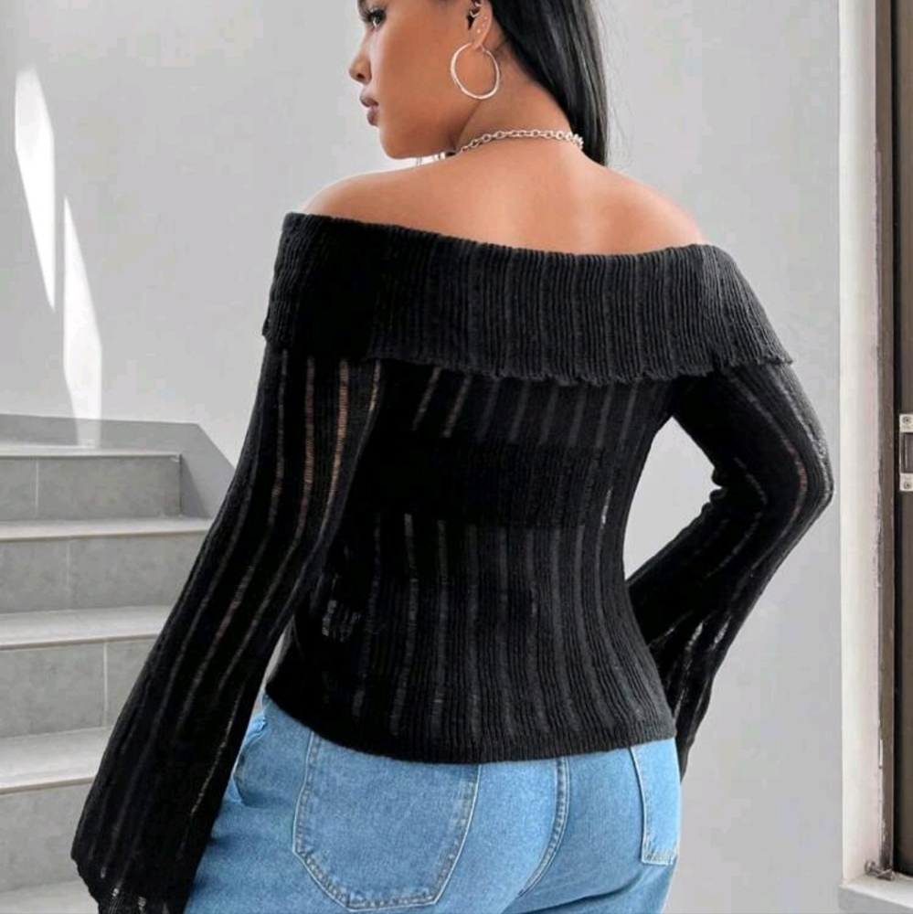 SHEIN - Off the shoulder Sweater